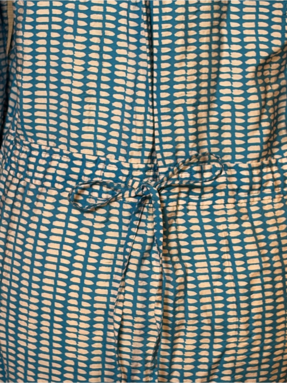 Anthropologie Maeve Jemima Midi Shirt Dress Button Front Blue White Women Size 0 - Picture 5 of 7